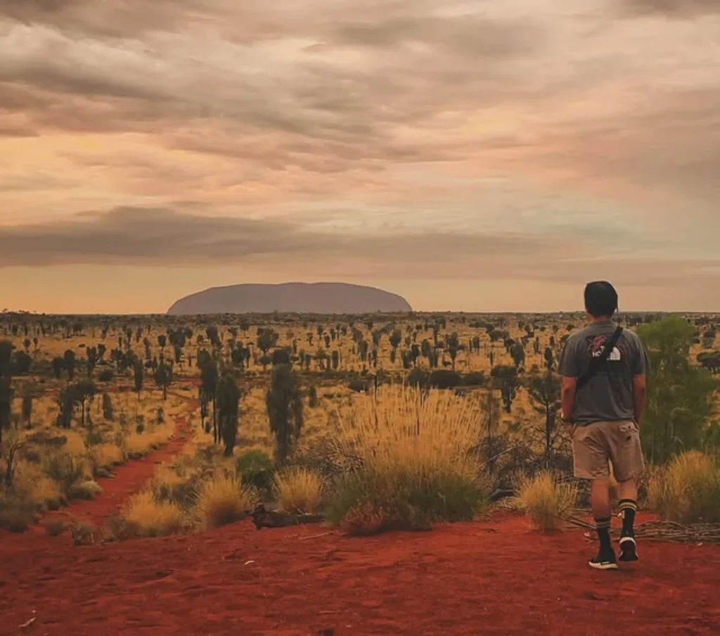 Is Uluru bigger than the pyramids?
